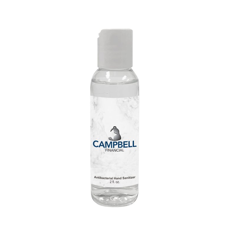 Custom 2 Oz. Usa Made Hand Sanitizer Gel - 2