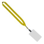 Custom 3/4" Polyester Lanyard with 3" 5/8" x 5" 1/2" ID Badge - 1