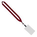 Custom 3/4" Polyester Lanyard with 3" 5/8" x 5" 1/2" ID Badge - 4
