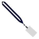 Custom 3/4" Polyester Lanyard with 3" 5/8" x 5" 1/2" ID Badge - 5