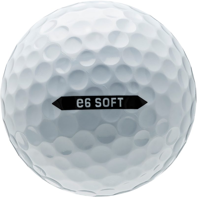 Custom Bridgestone E 6 Soft Golf Balls - 3 Pack - 5