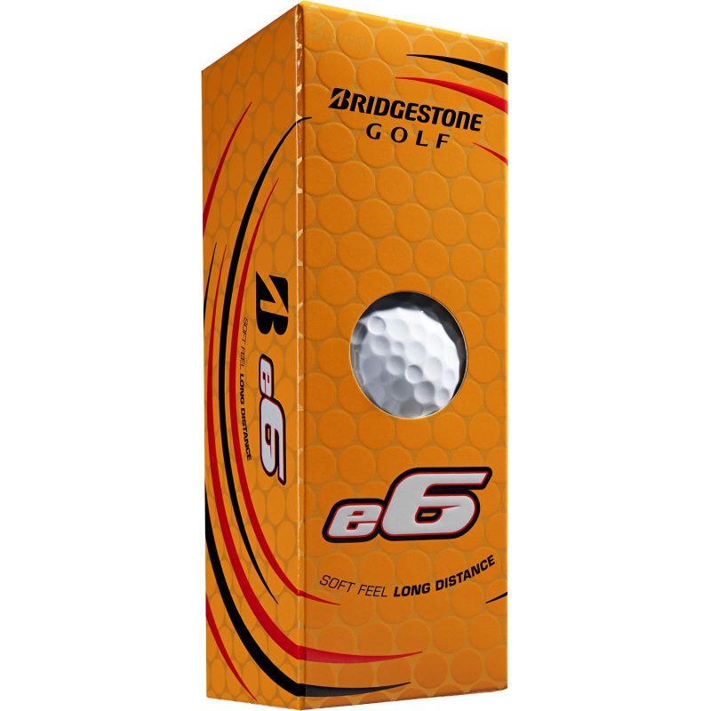 Custom Bridgestone E 6 Soft Golf Balls - 3 Pack - 7
