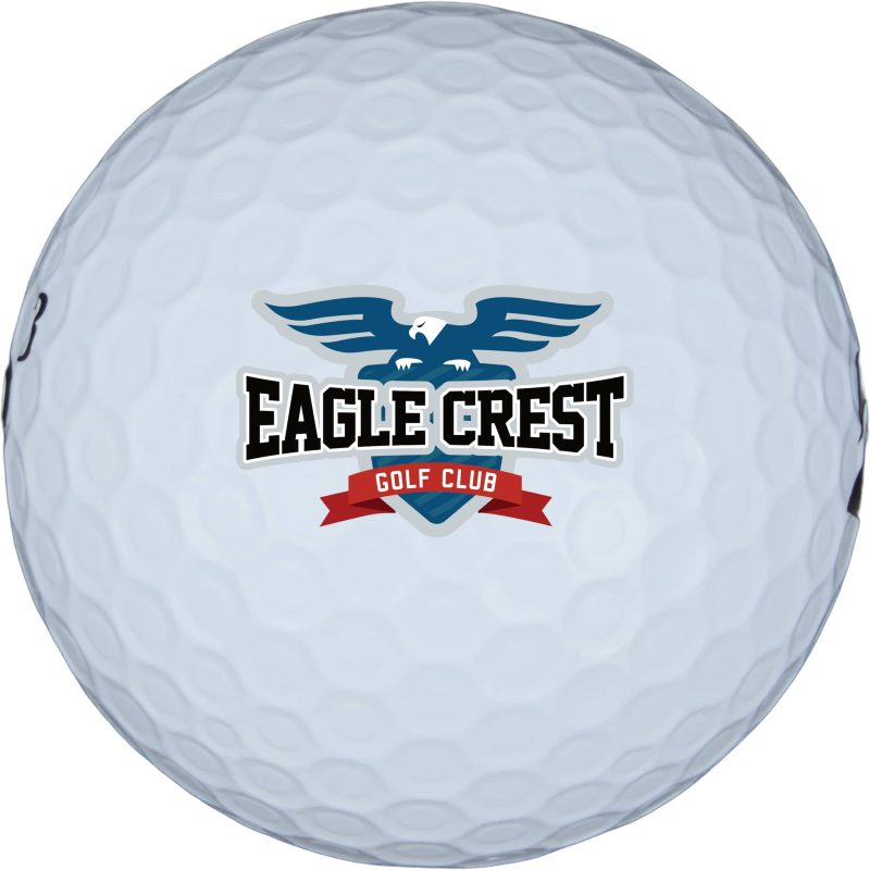 Custom Bridgestone E12 Straight Golf Balls - 12 Pack - 3