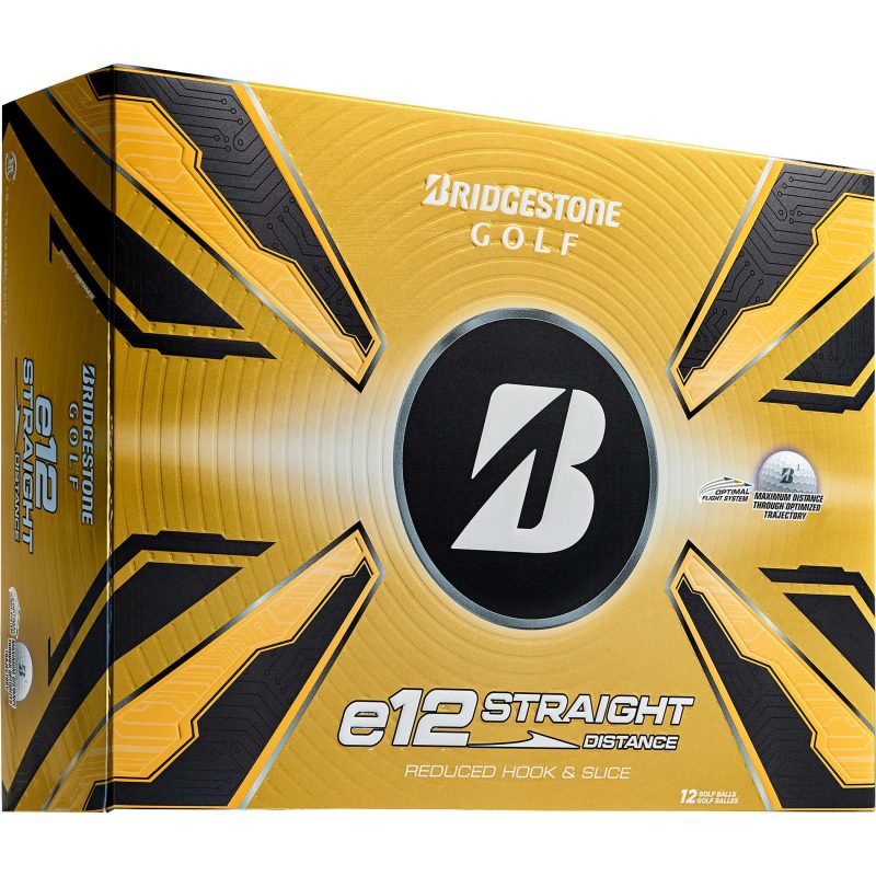 Custom Bridgestone E12 Straight Golf Balls - 12 Pack - 7