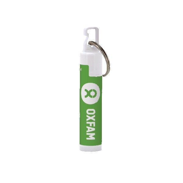Custom Economy Lip Balm with Metal Split-Ring - 2