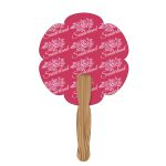 Custom Hand Held Paper Fan - Flower 2 - 5