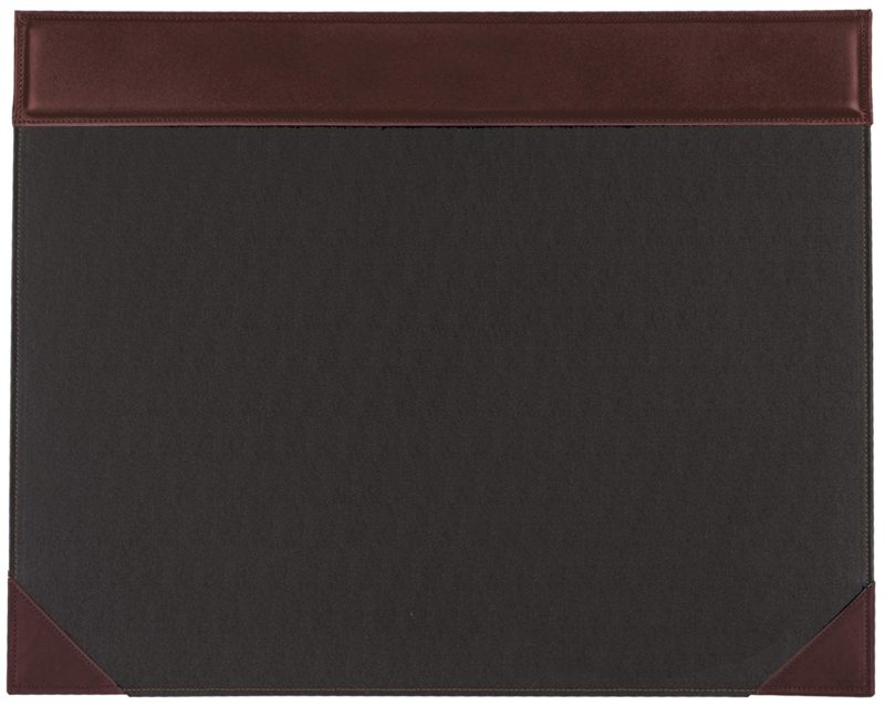 Custom Top Grain Leather Desk Blotter (Domestic) - 3