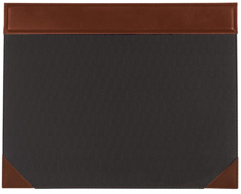 Custom Top Grain Leather Desk Blotter (Domestic) - 7