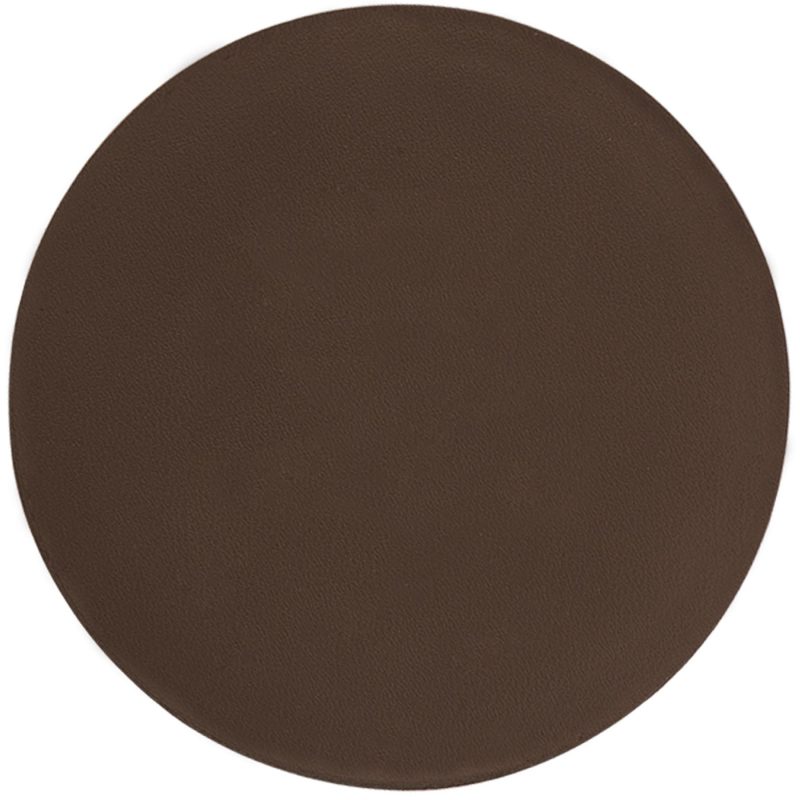 Custom Top Grain Leather Round Coaster (Domestic) - 2