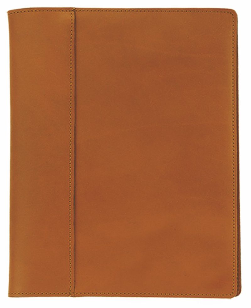 Custom Top Grain Leather Saddle Folio (Domestic) - 1