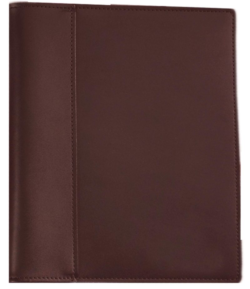 Custom Top Grain Leather Saddle Folio (Domestic) - 4