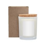 Custom ZEN Niva 6oz Frosted Candle with Cork Lid - 1