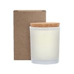 Custom ZEN Niva 6oz Frosted Candle with Cork Lid - 3
