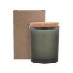 Custom ZEN Niva 6oz Frosted Candle with Cork Lid - 4