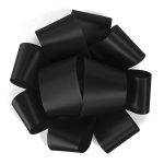 Custom 1 1/2" Badge Satin Bow - Sparkle - 1