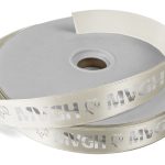 Custom 1" Badge Satin Ribbon - 100yrd Roll - Foil Print - 8
