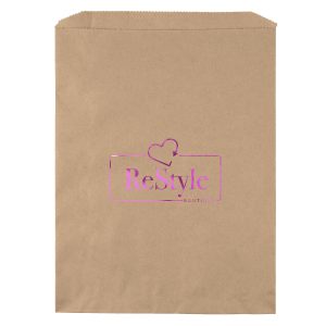 Custom 10W x 13H Merchandise Bag - Foil Print