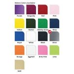 Custom 12" Badge Satin Ribbon - 50yd Roll - Brilliance - Matte Finish - 1