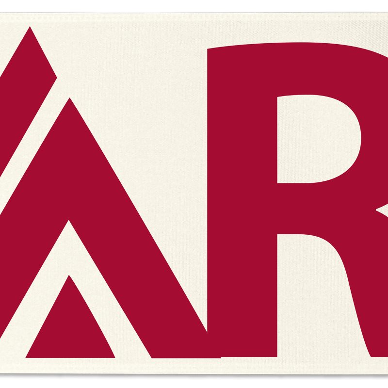 Custom 12" Badge Satin Ribbon - 50yd Roll - Brilliance - Matte Finish - 4