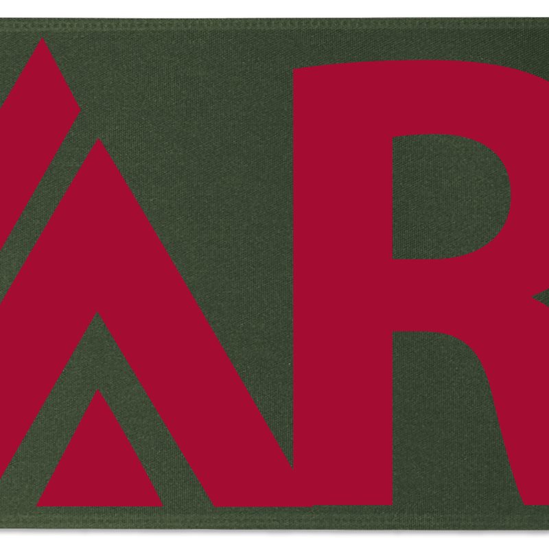 Custom 12" Badge Satin Ribbon - 50yd Roll - Brilliance - Matte Finish - 7