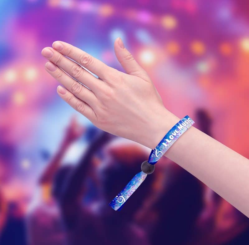 Custom 1/2" Festival Adjustable Wristband - 1