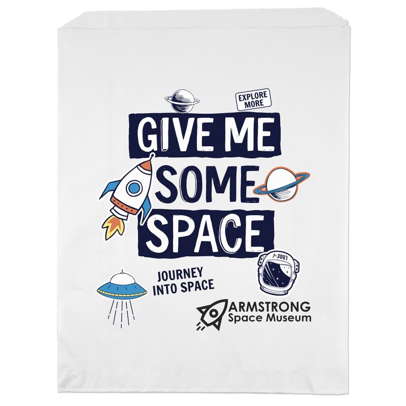 Custom 12W x 15H Merchandise Bag - ColorVista