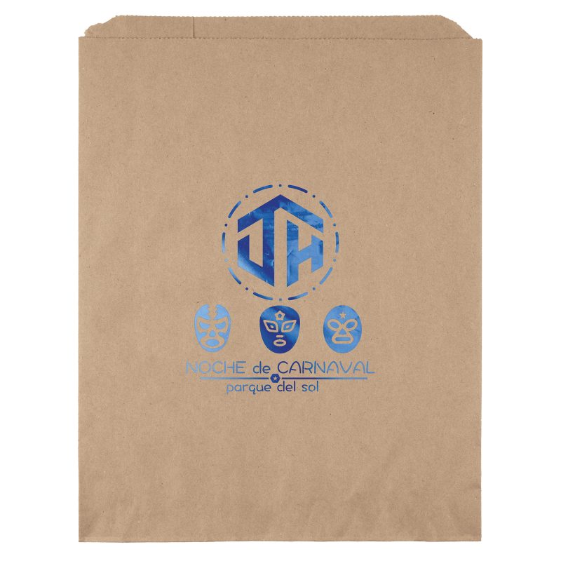 Custom 12W x 15H Merchandise Bag - Foil Ink Print