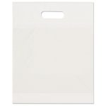 Custom 12W x 15H x 3 Eco Die Cut Handle Bag - Flexo Ink Print - 1