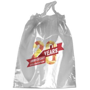 Custom 12W x 15H x 3 Poly-Draw Bag - Dynamic Color