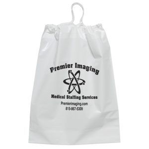 Custom 12W x 16H x 4 Cotton Draw Bag - Flexo Ink Print