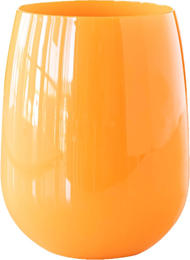 Custom 12oz Colored Stemless Wine Glass - 8