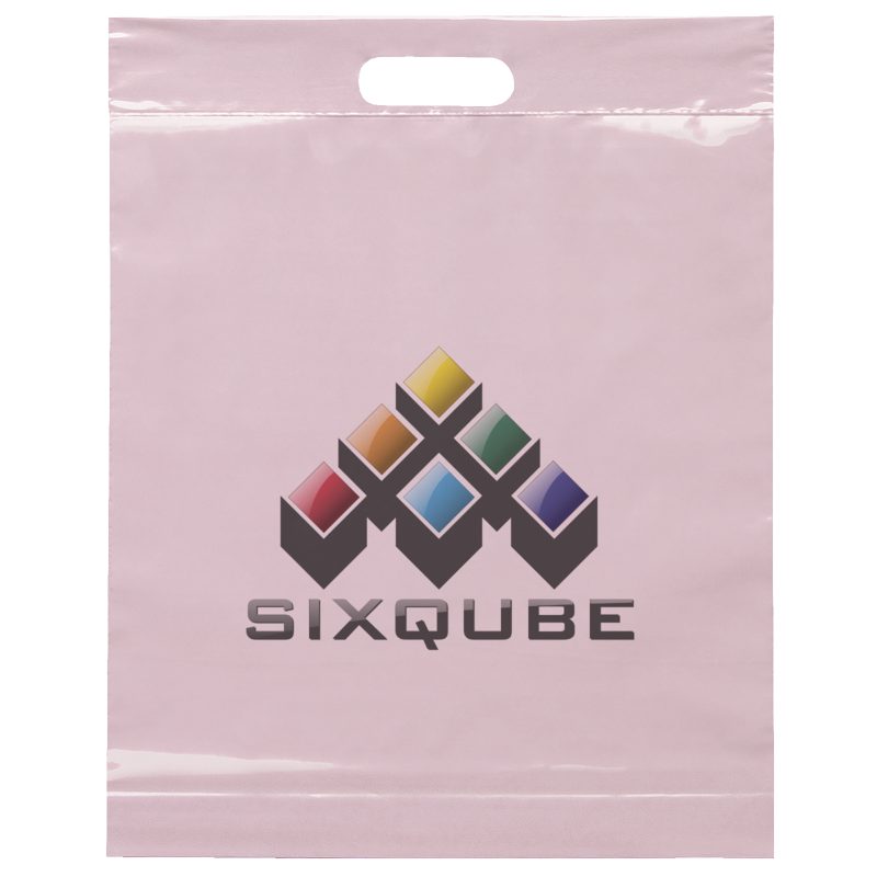 Custom 15W x 19H x 3 Die Cut Handle Bag - Dynamic Color - 8