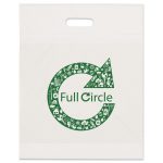 Custom 15W x 19H x 3 Eco Die Cut Handle Bag - Flexo Ink Print