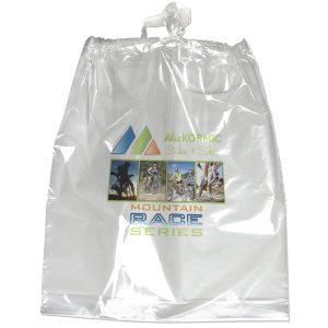 Custom 15W x 19H x 3 Poly-Draw Bag - Dynamic Color