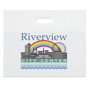 Custom 16W x 13H Die Cut Handle Bag - Dynamic Color