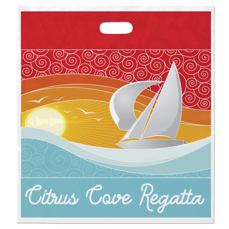 Custom 18W x 20H Die Cut Bag - Digital Full Color