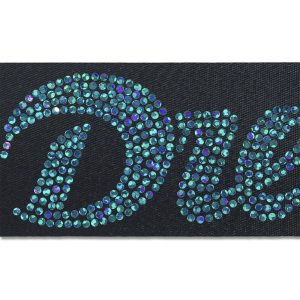 Custom 2" Badge Satin Ribbon - 25yd Roll - Sparkle