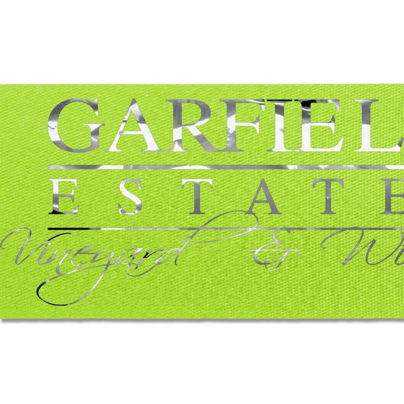 Custom 2" Badge Satin Ribbon - 50yrd Roll - Foil Print - 9