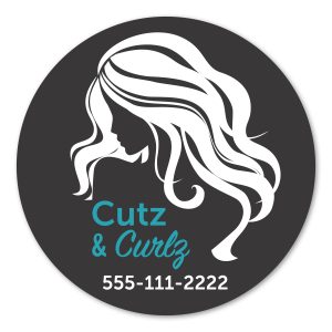 Custom 2.5" Circle Perm Standard Label