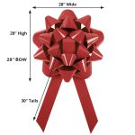 Custom 28" Bow - Door Hanger - No Imprint - 5