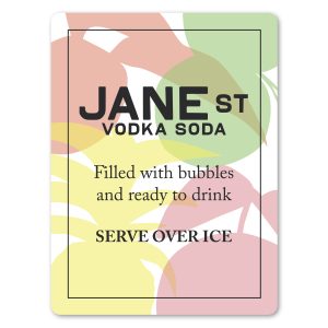 Custom 3 X 4" Rectangle Removable Label