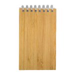Custom 3" X 5" Bamboo Spiral Notebook - 1