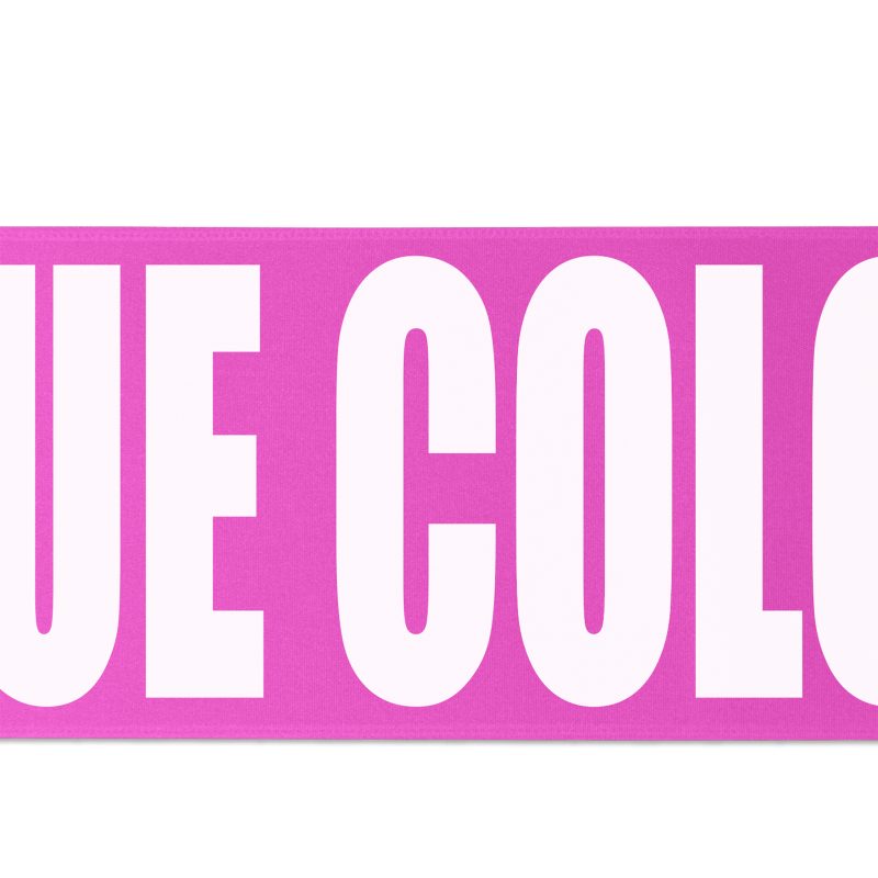 Custom 4" Badge Satin Ribbon - 100yrd Roll - Brilliance - Matte Finish - 4