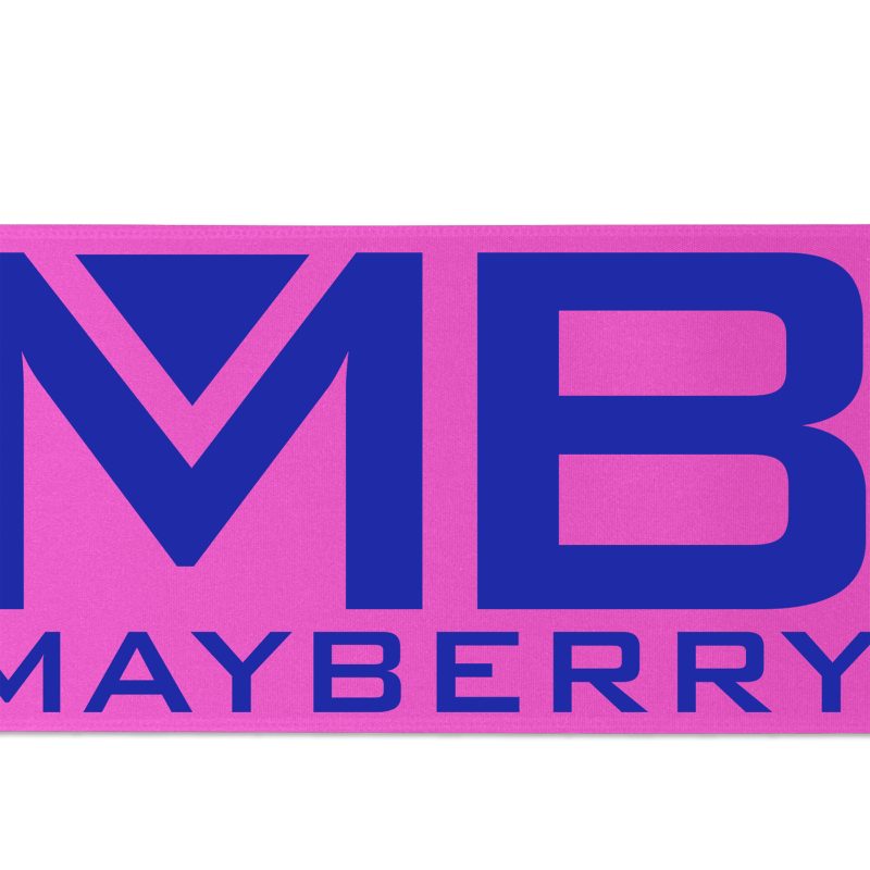 Custom 5" Badge Satin Ribbon - 50yd Roll - Brilliance - Matte Finish - 3