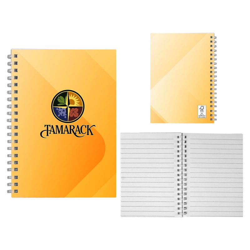 5-X-7-Soft-Spiral-Notebook-CPP-7740 Custom 5" X 7" Soft Spiral Notebook