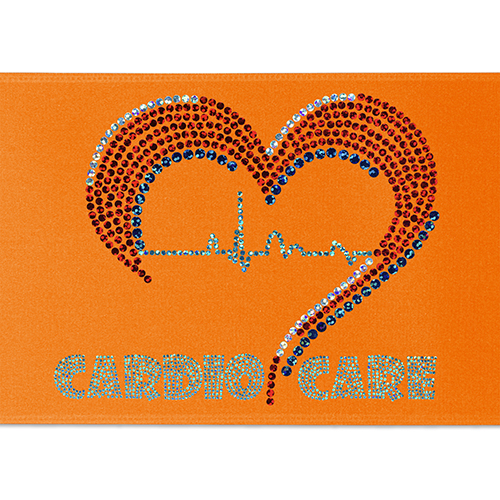 Custom 6" Badge Satin Ribbon - 100yd Roll - Sparkle - 8