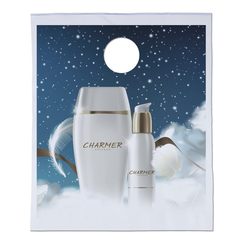 Custom 7 1/2W x 9H Doorknob Bag - Digital Full Color - 4