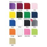 Custom 8" Badge Satin Ribbon - 100yd Roll - Brilliance - Matte Finish - 1