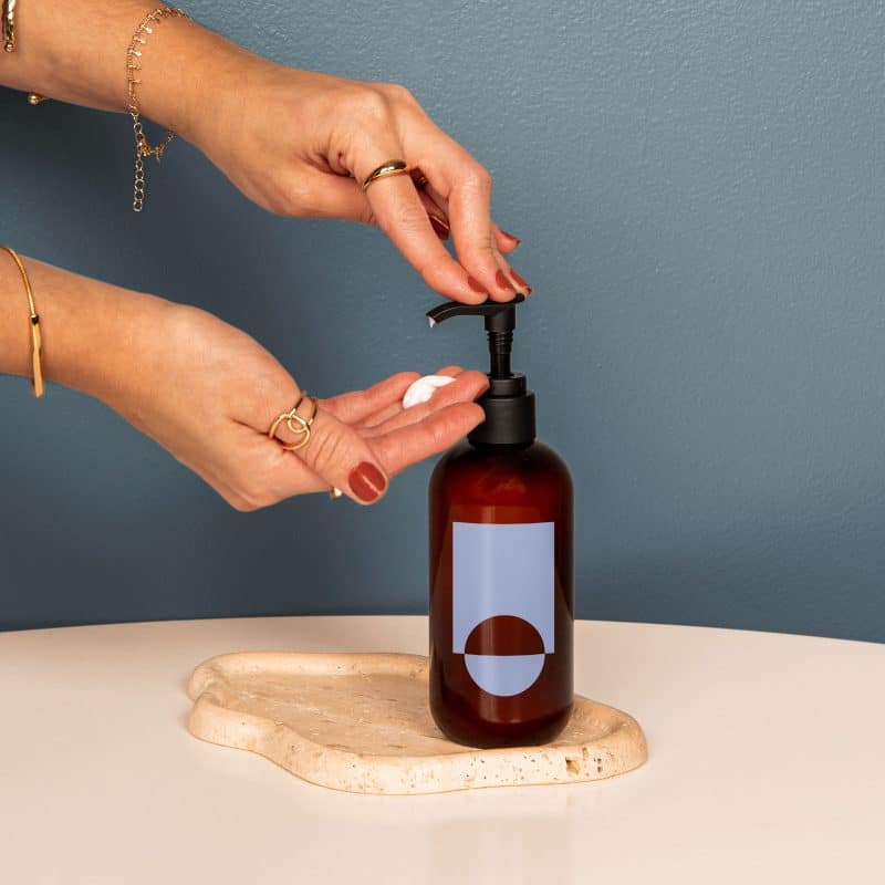Custom 8 Oz Hand Lotion With Pump Cap - Direct Print - 1