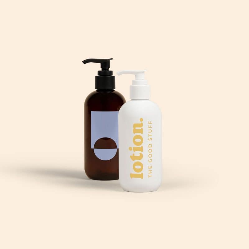 Custom 8 Oz Hand Lotion With Pump Cap - Direct Print